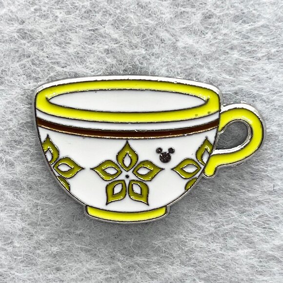 Disney Jewelry - 🔮 5/$25 Disney Alice in Wonderland Mad Tea Party Yellow Tea Cup Pin